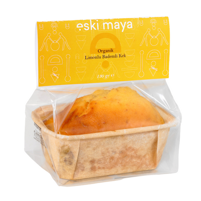 Organik Limonlu Bademli Kek