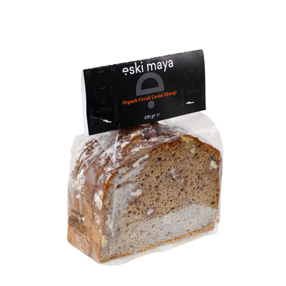 Ekşi Mayalı Organik Cevizli Çavdar- 300 Gr